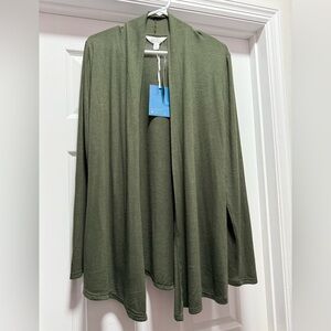 Market & Spruce Olive Green Cardigan BNWT SZ Large